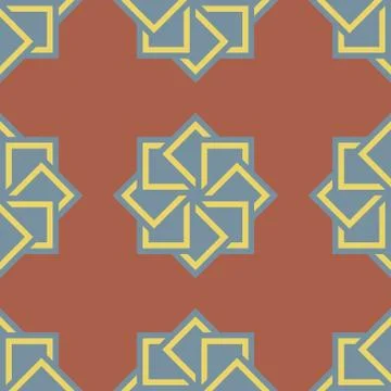 Abstract seamless pattern Geometric shape squares 스톡 일러스트