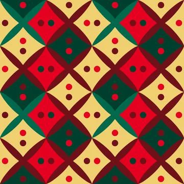 Abstract seamless pattern. Geometric shapes, repeating shapes. Vector illustr Stock Illustration