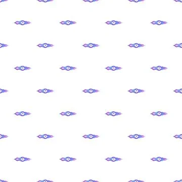 Abstract seamless pattern with geometric shapes on white イラスト素材