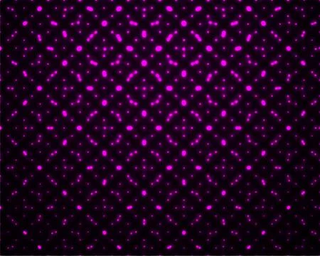 Abstract seamless pattern with glowing dots. Neon geometric background. Vector Stockillustratie
