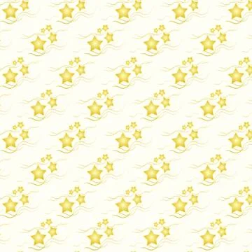 Abstract seamless pattern gold star vector background Stock-Illustration