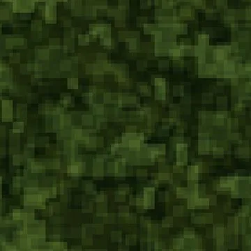 Abstract seamless pattern with green colored chaotic overlap circle tiles Illustrazione stock