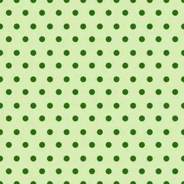 Abstract Seamless Pattern With Green Dots Background Cute Ornament For Patrick イラスト素材