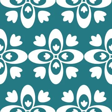 Abstract seamless pattern on green emerald background, vector illustration fo Stock Illustration