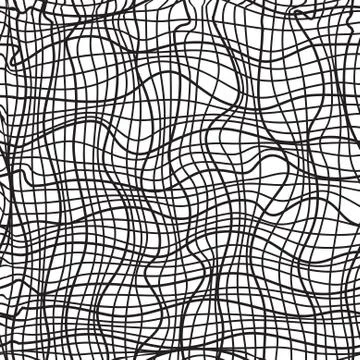 Abstract seamless pattern with grid imitation, design element Stock Illustration