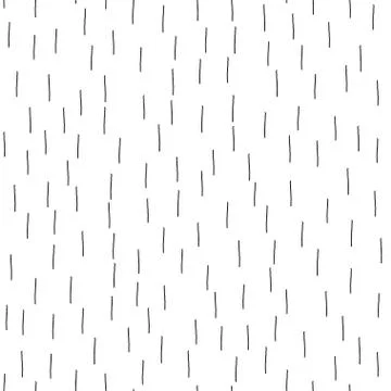 Abstract seamless pattern with hand drawn lines on white background. Simple Stock Illustration
