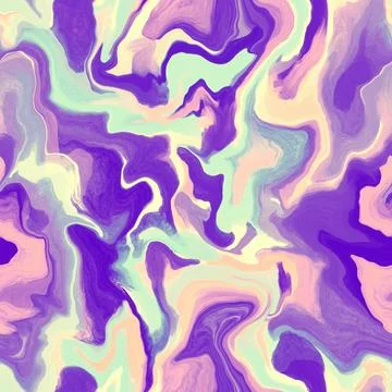 Abstract seamless pattern. Hand drawn acrylic illustration. Texture for print Stock Illustration