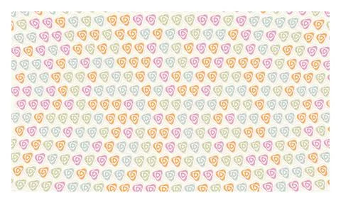 Abstract seamless pattern with hand drawn stylized elements in light pastel.. Stock Illustration