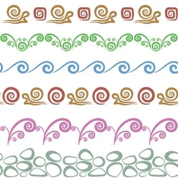 Abstract seamless pattern Stock Illustration