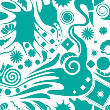 Abstract seamless pattern Stock Illustration