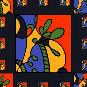 Abstract seamless pattern Stock Illustration