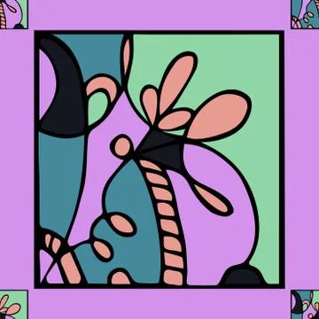 Abstract seamless pattern Stock Illustration