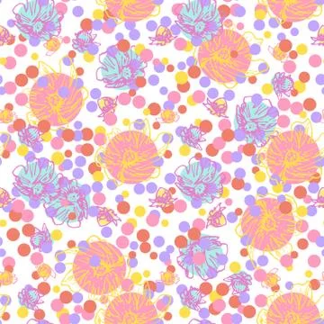 Abstract seamless pattern Stock Illustration