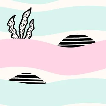 Abstract Seamless Pattern Stock Illustration