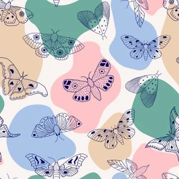 Abstract seamless pattern Stock Illustration