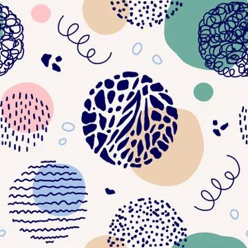 Abstract seamless pattern Stock Illustration