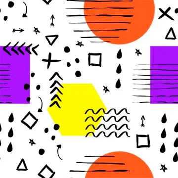 Abstract seamless pattern Stock Illustration