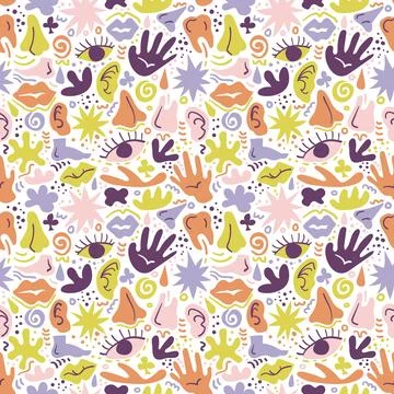 Abstract Seamless Pattern Stock Illustration