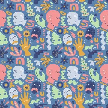 Abstract Seamless Pattern Stock Illustration