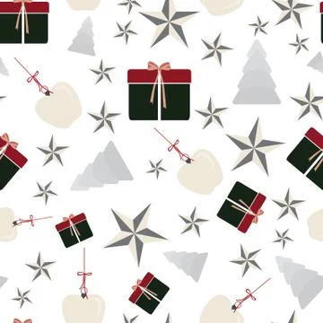 Abstract seamless pattern illustration. Stock Illustration