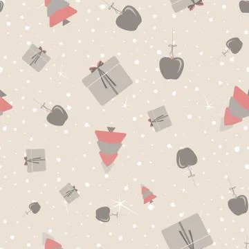 Abstract seamless pattern illustration. Stock Illustration