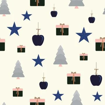 Abstract seamless pattern illustration. Stock Illustration