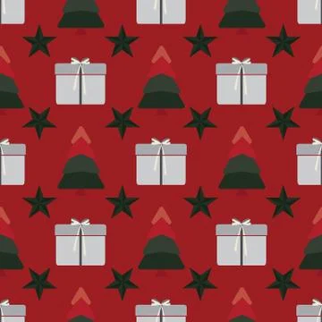 Abstract seamless pattern illustration. Stock Illustration