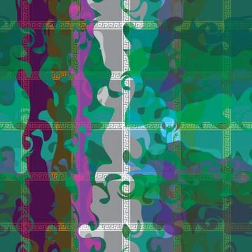 Abstract seamless pattern illustration of marbled texture. Stock Illustration