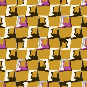 Abstract seamless pattern illustration of rectangles Stock Illustration