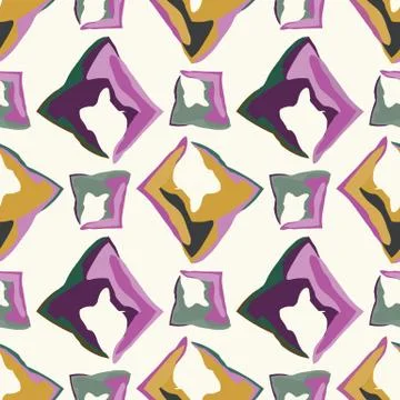 Abstract seamless pattern illustration of rectangles. Illustrazione stock