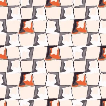 Abstract seamless pattern illustration of rectangles Stock Illustration