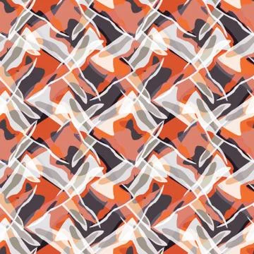 Abstract seamless pattern illustration of rectangles. Stock Illustration