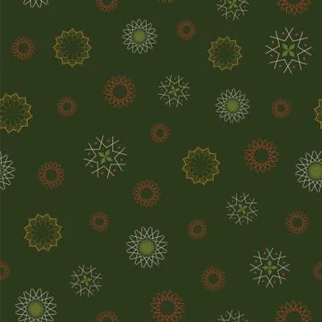 Abstract seamless pattern illustration of rectangles 库存插图