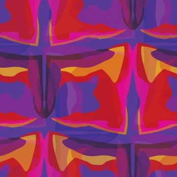 Abstract seamless pattern illustration of rectangles. Stock Illustration