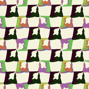 Abstract seamless pattern illustration of rectangles 스톡 일러스트