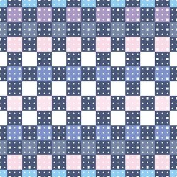 Abstract seamless pattern illustration of rectangular optical illusion tiles Stock Illustration