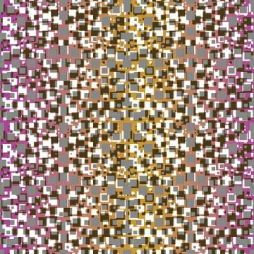 Abstract seamless pattern illustration of rectangular optical illusion tiles Illustrazione stock