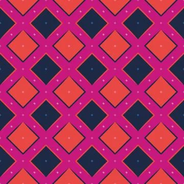 Abstract seamless pattern illustration of rectangular tiles Stock Illustration