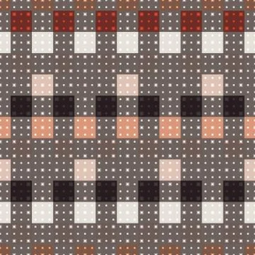 Abstract seamless pattern illustration of rectangular optical illusion tiles Stock Illustration