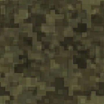 Abstract seamless pattern with khaki colored chaotic overlap circle tiles Illustrazione stock