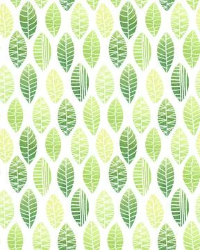 Abstract Seamless Pattern with leaves Stock Illustration