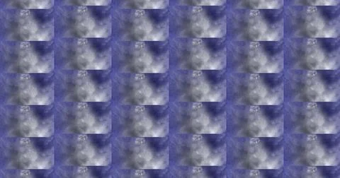 Abstract Seamless Pattern of Light Blue Blurs on a Deep Blue Background Stock Illustration