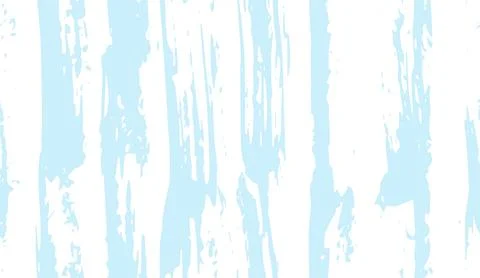 Abstract seamless pattern with light blue brush strokes on white background Stock Illustration
