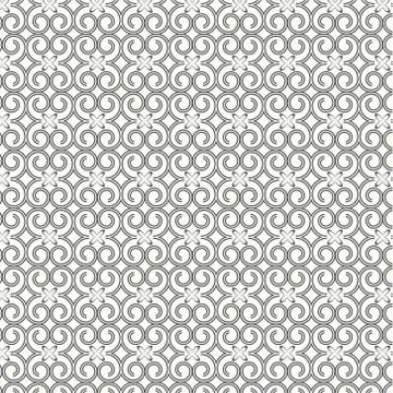 Abstract seamless pattern lines curve background 스톡 일러스트