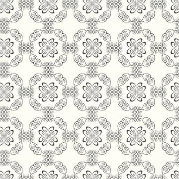 Abstract seamless pattern lines curve  background 스톡 일러스트