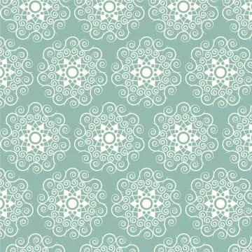 Abstract seamless pattern lines curve background Stock Illustration