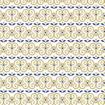 Abstract seamless pattern lines curve vector background Stock-Illustration