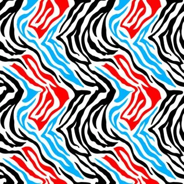 Abstract seamless pattern with lines Stock Illustration