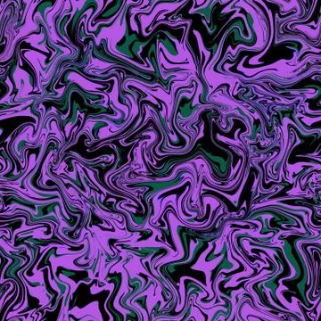 Abstract seamless pattern. Liquid marble wave colorful art background texture Stock Illustration