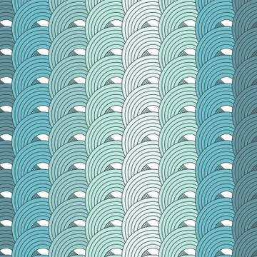 Abstract seamless pattern with loops Stock Illustration